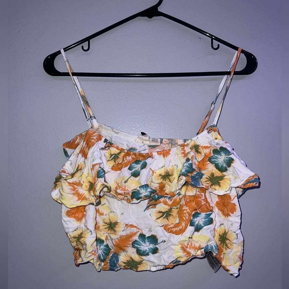 Roxy Floral Cropped Tank